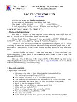 CÔNG TY cổ PHẦN xây DỰNG 47 báo cáo THƯỜNG NIÊN năm 2012