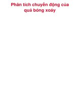 Phân tích chuyển động của quả bóng xoáy pps