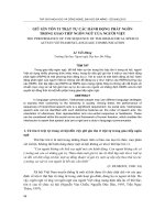 Báo cáo khoa học: 