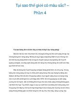 Tại sao thế giới có màu sắc? – Phần 4 docx