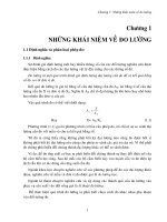 Giáo trình đo điện điện tử - Chương 1 docx