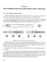 Giáo trình công nghệ chế tạo máy - Phần 2 Đặc trưng các phương pháp gia công cơ khí - Chương 9 pptx