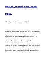 What do you think of the uselesstrifles? ppsx