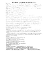 Đề thi thử tốt nghiệp PTTH năm 2011 ( hệ 7 năm ) potx