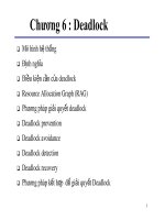GIÁO TRÌNH HỆ ĐIỀU HÀNH_CHƯƠNG 6 ppsx