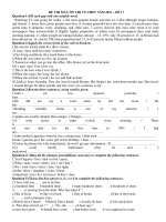 ĐỀ THI MẪU ÔN THI TN-THPT NĂM 2011 – ĐỀ 17 ppt