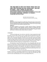 Báo cáo nghiên cứu khoa học: 