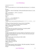 Đề thi và lời giải Violympic vòng 01 đến 20 Năm học 2009 - 2010 trọn bộ với lời giải phần 4 docx