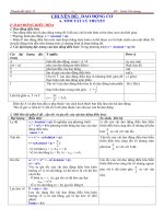 lý thuyết, bài tập và phương pháp giải phần dao động cơ