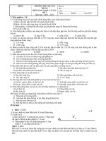 KIỂM TRA 15 phút - ĐỀ 1 doc