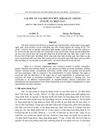 Báo cáo nghiên cứu khoa học: 