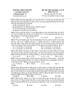 ĐỀ THI THỬ ĐẠI HỌC LẦN II MÔN VẬT LÝ - Mã đề thi 504 pps