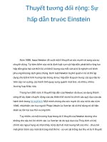 Thuyết tương đối rộng: Sự hấp dẫn trước Einstein potx