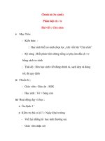 Giáo án lớp 4: Chính tả (So sánh) Phân biệt ch / tr ppsx