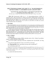 Báo cáo nghiên cứu khoa học: 