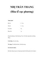 NHỊ TRẦN THANG (Hòa tễ cục phương) pps