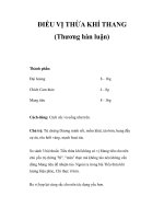 ĐIỀU VỊ THỪA KHÍ THANG (Thương hàn luận) potx