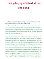 Năng lượng mặt trời và các ứng dụng potx