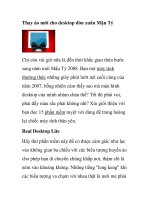 Thay áo mới cho desktop đón xuân Mậu Tý ppt