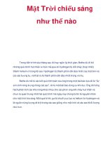 Mặt Trời chiếu sáng như thế nào doc