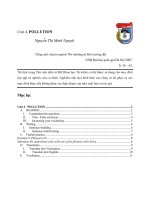 Tiếng anh chuyên ngành Thổ nhưỡng và Môi trường đất phần 4 docx