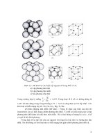 Giáo trình hướng dẫn phân tích quy trình vận dụng cấu tạo mạng hợp tinh thể của kim loại nguyên chất p2 potx