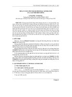 Báo cáo nghiên cứu khoa học: 