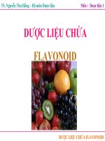 DƯỢC LIỆU CHỨA FLAVONOID - 4 doc
