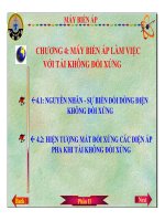 Bài giảng máy điện I - Phần 2 Máy biến áp - Chương 4 pdf