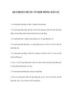 QUI ĐỊNH CHUNG VỀ HỢP ĐỒNG DÂN SỰ ppsx