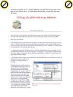 Giáo trình phân tích quy trình ghost phân vùng hệ thống thành tập tin khi sử dụng partition magic p2 pps