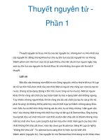 Thuyết nguyên tử Phần 1 pptx