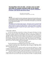 Báo cáo nghiên cứu khoa học: 