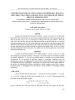 Báo cáo nghiên cứu khoa học: 