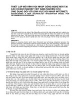 Báo cáo nghiên cứu khoa học: 