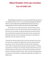 Albert Einstein: Đỉnh cao của khoa học và nhân văn pdf