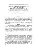 Báo cáo nghiên cứu khoa học: 