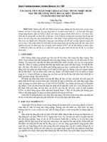 Báo cáo nghiên cứu khoa học: 