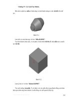 Hướng dẫn sử dụng solidwork 2004 - Phần 4 hỗ trợ thiết kế khuôn mẫu (mold design) - chương 19 ppsx