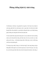 Phòng chống bệnh ký sinh trùng ppt