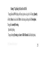 Hướng dẫn sử dụng solidwork 2004 - Phần 3 Xây dựng mô hình lắp ráp (ASSEMBLY) - Chương 17 potx