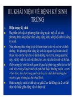 Bệnh học thủy sản : KHÁI NIỆM VỀ BỆNH KÝ SINH TRÙNG part 1 doc