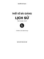 Thiết kế bài giảng lịch sử 6 part 1 pptx