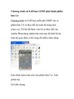 Chương trình xử lí đồ họa GIMP phát hành phiên bản 2.4 ppsx