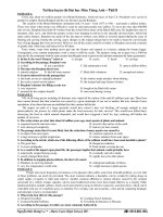 Tµi liÖu luyÖn thi §¹i häc M«n TiÕng Anh – Test 9 ppt