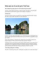 Điểm mặt các di sản thế giới ở Việt Nam doc