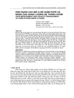 Báo cáo nghiên cứu khoa học: 