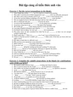 Bài tập củng cố kiến thức anh văn doc