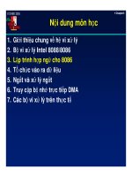 Kỹ thuật vi xử lý Microprocessors - Phần 3 pptx