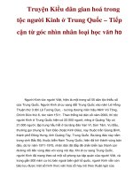 Truyện Kiều dân gian hoá trong tộc người Kinh ở Trung Quốc – Tiếp cận từ góc nhìn nhân loại học văn hoá pdf